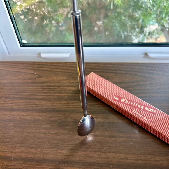 Vintage Whirling Mixer “Spoonomatic” in Box – Spinning Bar Spoon Cocktails - Picture 5 of 8